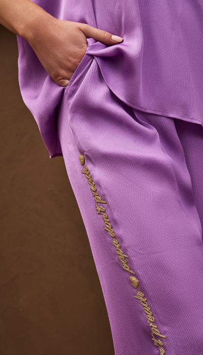Violet Veil Co-ord Set