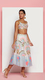 AURORA  - IVORY EMBELLISHED HALF LEHENGA SET