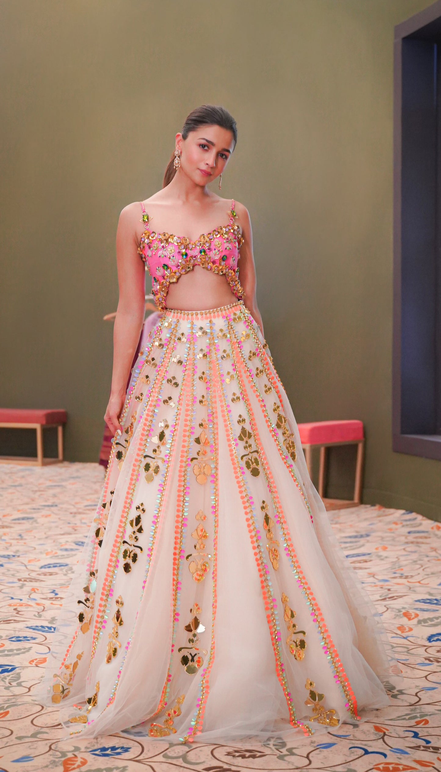 Ivory Lehenga Set- Papa Don't Preach