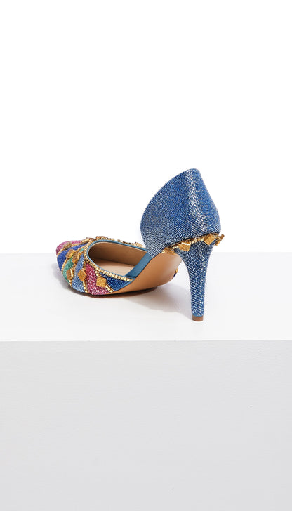 Midnight’s Babe- Multicoloured Stiletto Pumps