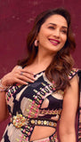 Madhuri Dixit-Nene :  Multi colored Embellished Saree Set