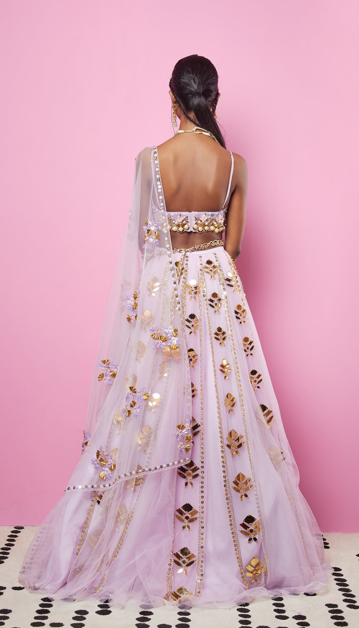 Lilac Full Lehenga Set- Papa Don't Preach