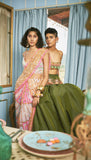 THE IT GIRL - BISCUIT NUDE  EMBELLISHED SAREE SET