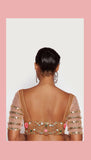 Vivien - BLUSH PINK EMBELLISHED SAREE SET