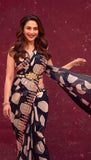 Madhuri Dixit-Nene :  Multi colored Embellished Saree Set