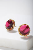 Signature ruby toned studs