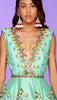 CANDY FLUFF -  MINT AND PINK BABYDOLL DRESS