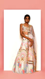 DAISY DOVE - IVORY EMBELLISHED FULL LEHENGA  SET