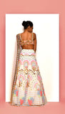 DAISY DOVE - IVORY EMBELLISHED FULL LEHENGA  SET