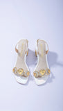 Le Macaron : French Vanilla - White Block heels