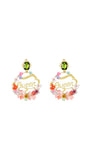 REGAL LOVE -  EMBROIDERED EARRINGS