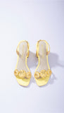 Le Macaron : Lemon - Yellow Block heels