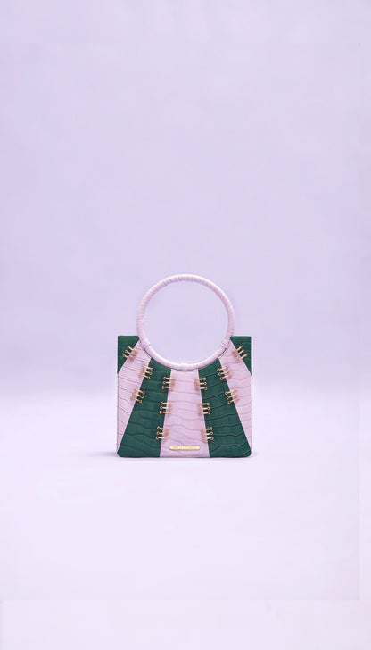 FitzACat 1 : Lavender & Green Tote Bag