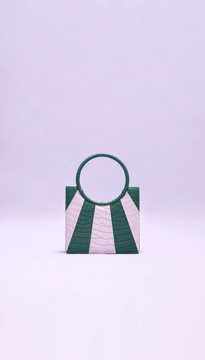 FitzACat 1 : Lavender & Green Tote Bag