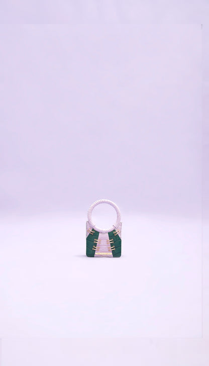 FitzACat 0.5 : Lavender & Green Mini Bag