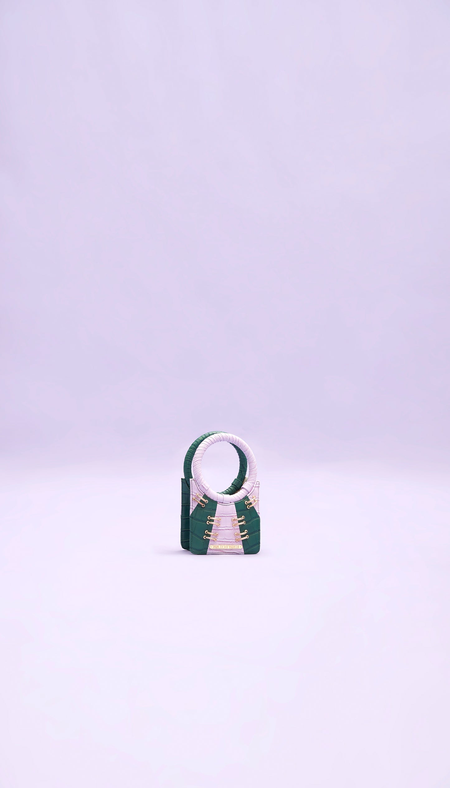 FitzACat 0.5 : Lavender & Green Mini Bag