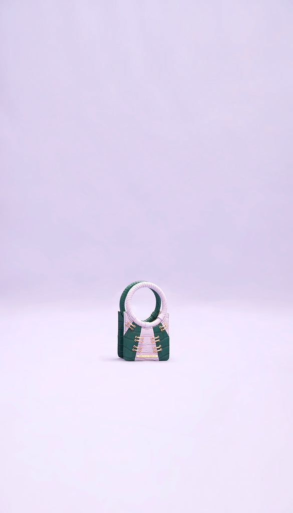 FitzACat 0.5 : Lavender & Green Mini Bag