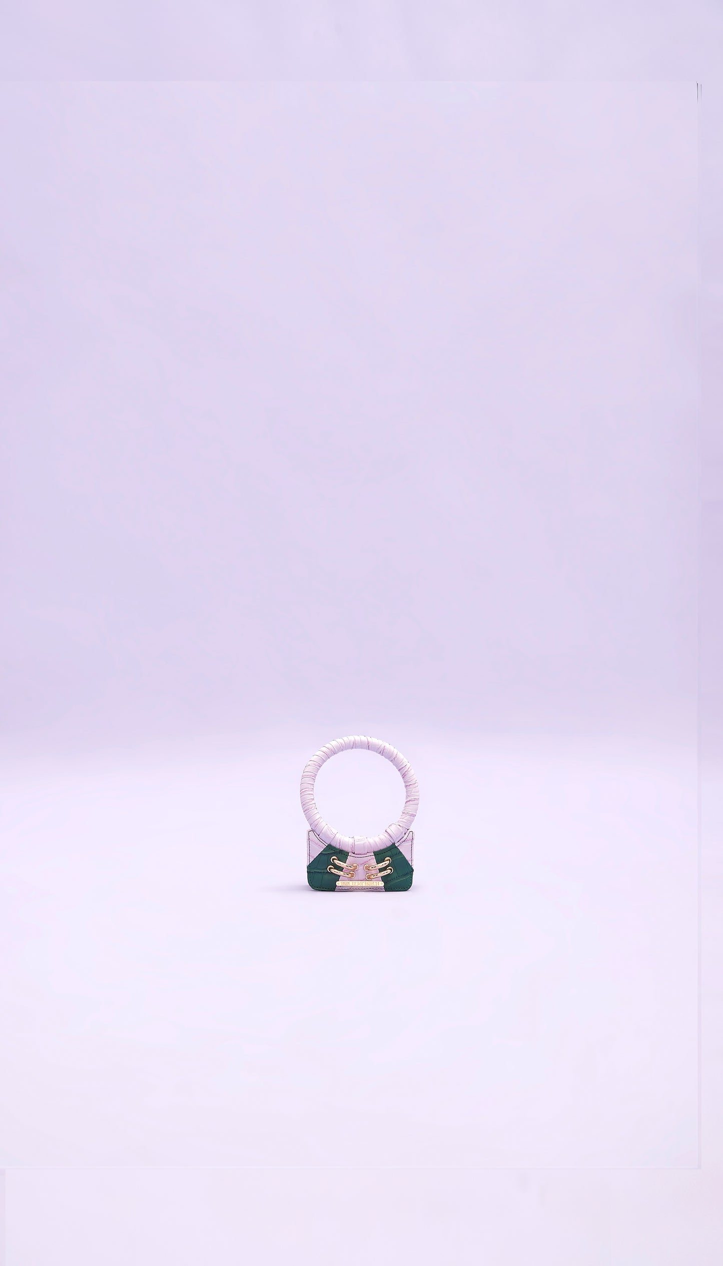FitzACat 0 : Lavender & Green Mini Bag