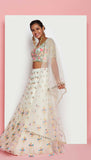 Favourite Jade - IVORY AND MINT GREEN EMBELLISHED FULL LEHENGA SET