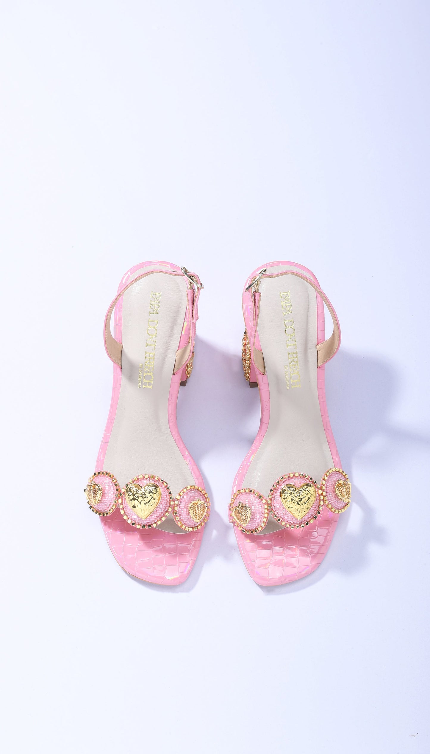 Le Macaron : Rose - Pink Block heels