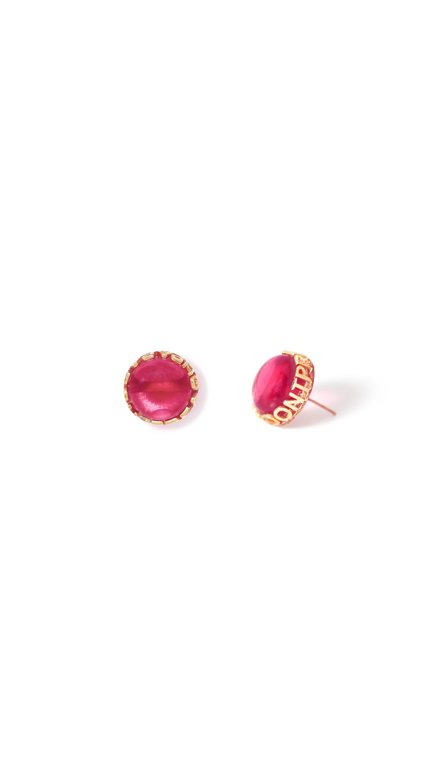 Signature ruby toned studs