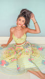 Lime Lehenga Set- Papa Don't Preach