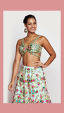 Rebel -  Mint Green Embellished Lehenga Set