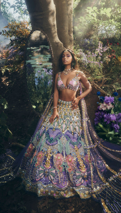 Cybele Forest  - Lehenga + Blouse + dupatta