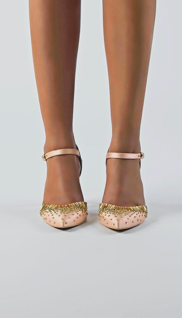 Isadora - Gold Stilettos