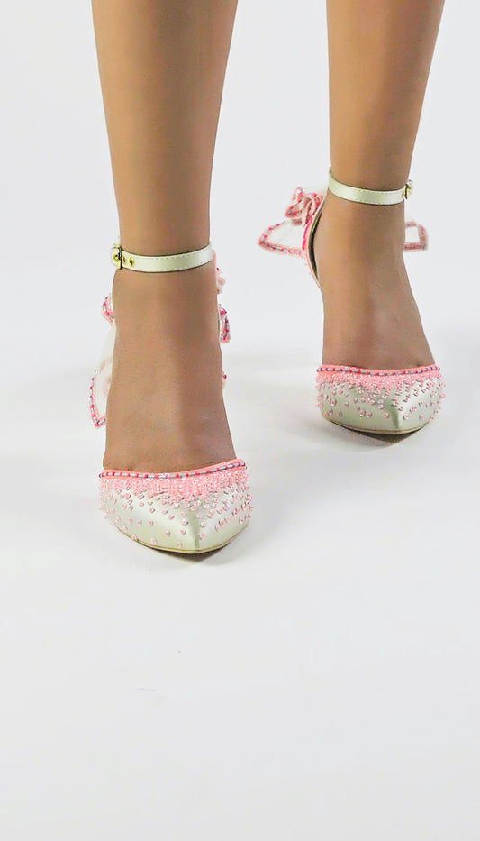 Pandora - Mint Green pointed Stilettos