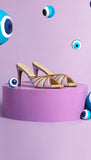 PepperMint Mules - Pastel Coloured Square toe Stilettos