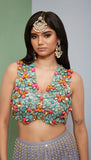 grey lehenga for women online